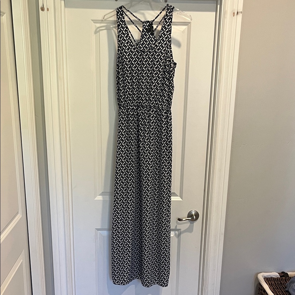 BR Geometric Maxi Dress